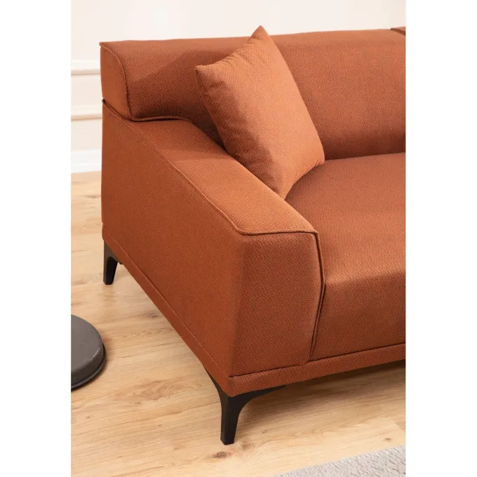 Tbilisi Corner (165 x 90 x 110 cm) Hörnsoffa Orange, Höger