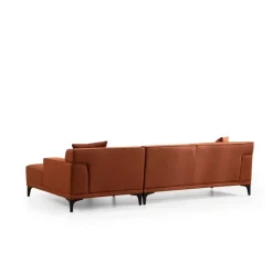 Tbilisi Corner (165 x 90 x 110 cm) Hörnsoffa Orange, Höger