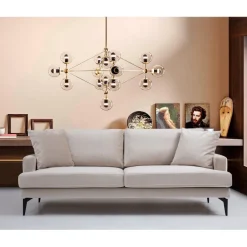 Tbilisi 3-sits (205 x 90 x 88 cm) 3-sitssoffa Beige