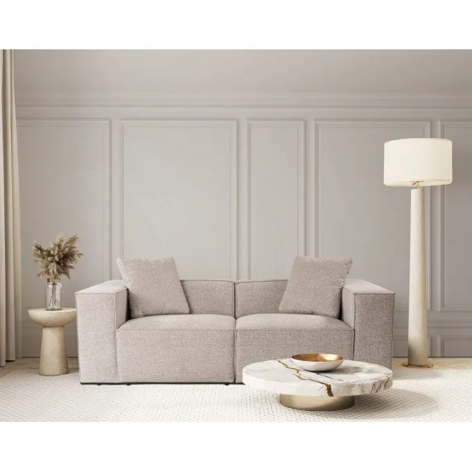 Tbilisi 2-sits (220 x 108 x 65 cm) 2-sitssoffa Mocha