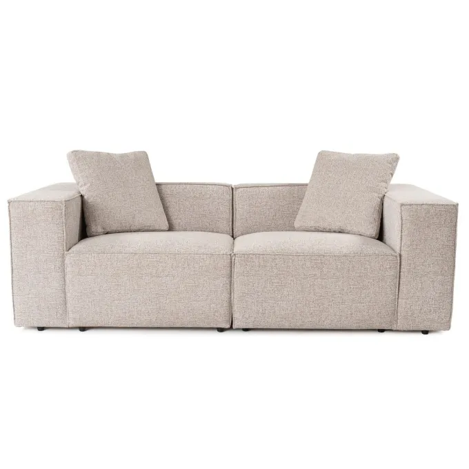 Tbilisi 2-sits (220 x 108 x 65 cm) 2-sitssoffa Mocha