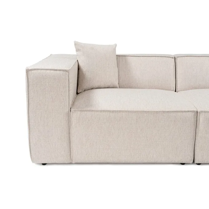 Tbilisi 2-sits (220 x 108 x 65 cm) 2-sitssoffa Ljusbrun