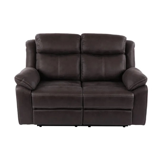Teddy 2-Sits Reclinersoffa Manuell Brun