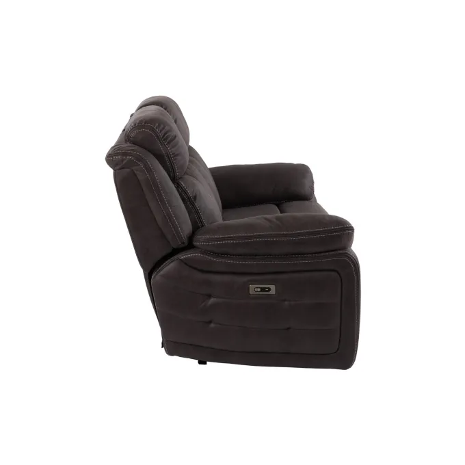 Teddy 2-Sits Reclinersoffa Manuell Brun
