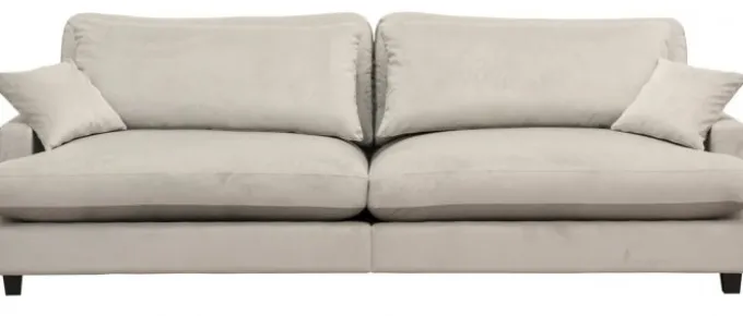 Tor 3,5-Sits Soffa Meda Silver