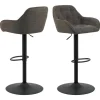 Toulon Barstol Monza tyg Taupe