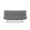 Toulouse bäddsoffa (200 x 95 x 105 cm) Grå 3-sitssoffbädd