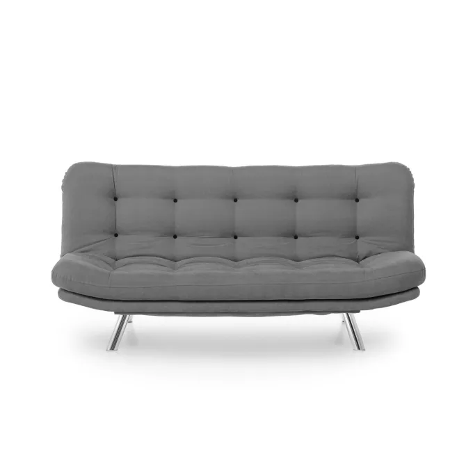 Toulouse bäddsoffa (200 x 95 x 105 cm) Grå 3-sitssoffbädd