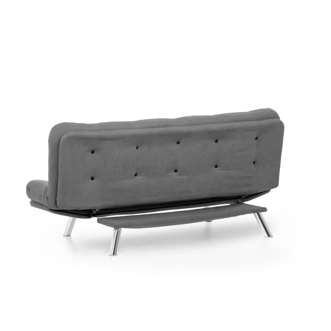Toulouse bäddsoffa (200 x 95 x 105 cm) Grå 3-sitssoffbädd