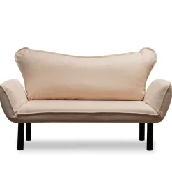 Tunis (150 x 70 x 75 cm) Creme 2-sits bäddsoffa
