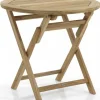 Turin Fällbord Teak 80 cm Rund