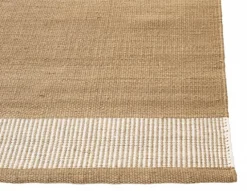 Una Spårbar Ullmatta Beige/Off White