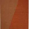 Una Spårbar Ullmatta Rust/Beige