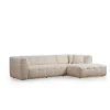 Vaduz Corner (300-150 x 100 x 72 cm) Beige Hörnsoffa Höger