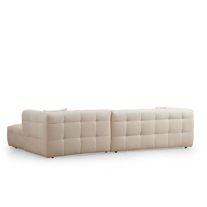 Vaduz Corner (300-150 x 100 x 72 cm) Beige Hörnsoffa Höger