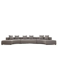 Valletta L-form (552-105 x 70 cm) Grå Hörnsoffa