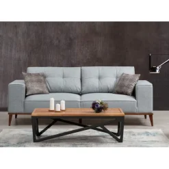 Valparaiso 3-sits (223 x 91 x 85 cm) Grå 3-sits bäddsoffa