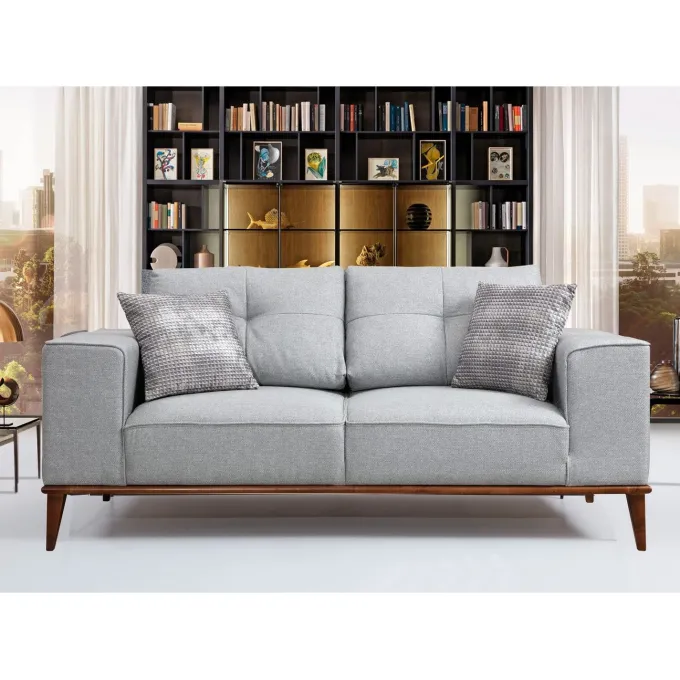 Valparaiso 2-sits (184 x 91 x 85 cm) Grå 2-sits bäddsoffa
