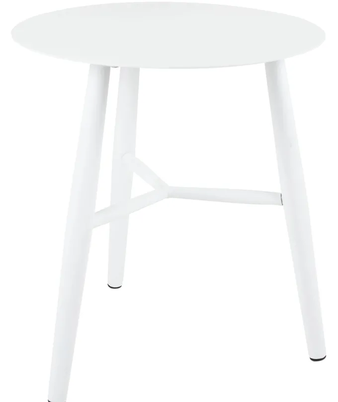 Vannes Sidobord 45 cm Rund Vit