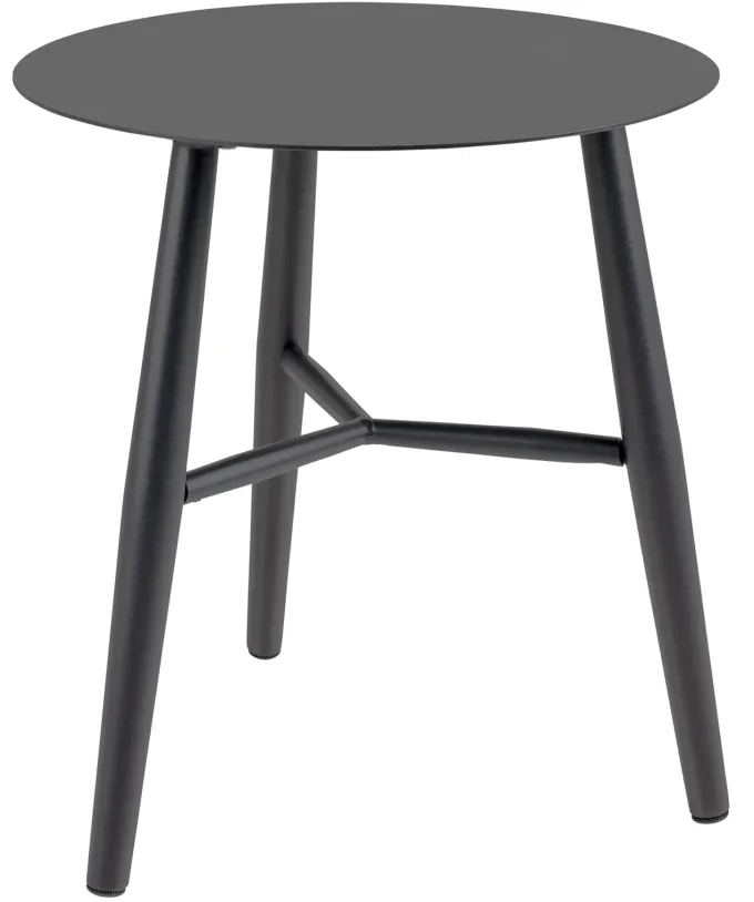 Vannes Sidobord 45 cm Rund Grå