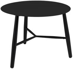 Vannes Sidobord 60 cm Rund Svart