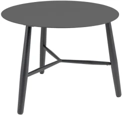 Vannes Sidobord 60 cm Rund Grå