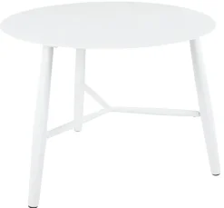 Vannes Sidobord 60 cm Rund Vit
