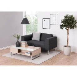 Veijle Soffbord 110x60 cm Ljus Ek