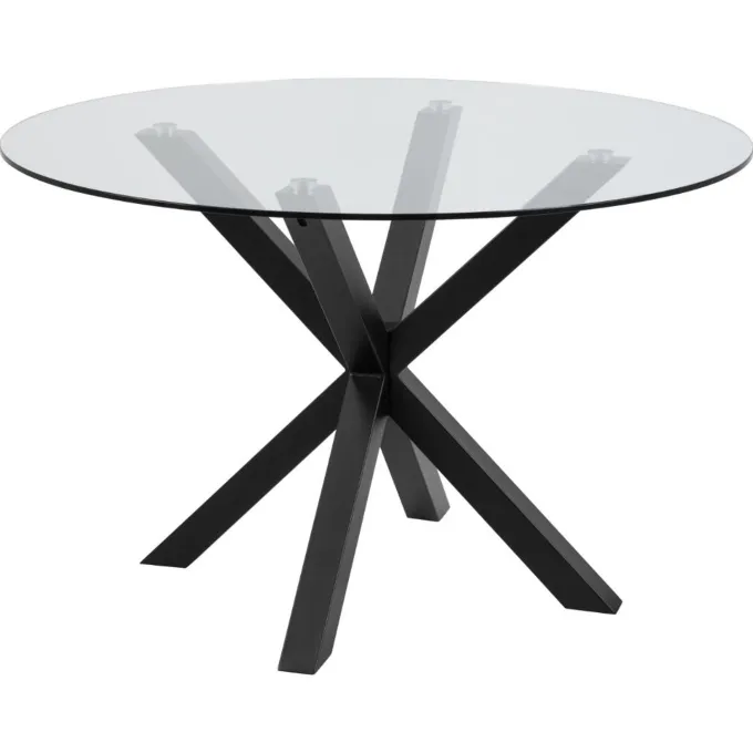 Verdun Matbord Rund 119 cm Glas