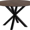 Verdun Matbord Rund 119 cm Rund Brun Keramik