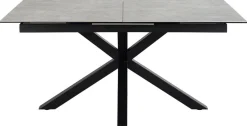 Verdun Matbord 90x160-210 cm Grå Keramik