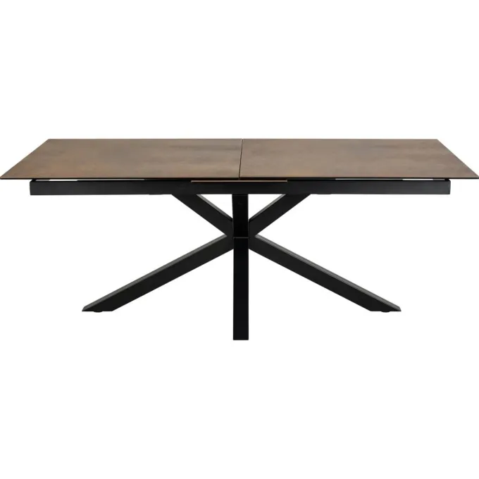 Verdun Matbord 100x200-240 cm Rostbrun Lemco