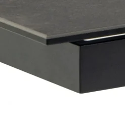 Verdun Matbord 100x200/240 cm Svart Keramik