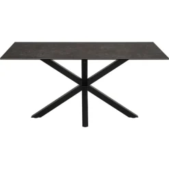Verdun Matbord 160x90 cm Svart Fairbanks