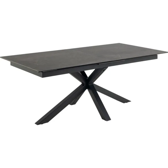 Verdun Matbord 100x200-240 cm Svart Fairbanks