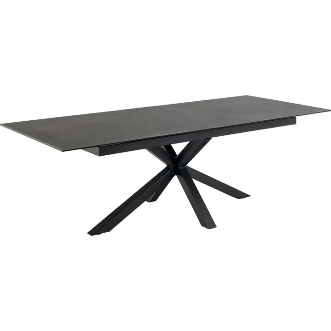 Verdun Matbord 100x200-240 cm Svart Fairbanks