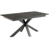 Verdun Matbord 90x168-210 cm Svart Fairbanks