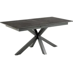 Verdun Matbord 90x168-210 cm Svart Fairbanks