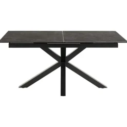 Verdun Matbord 90x168-210 cm Svart Fairbanks