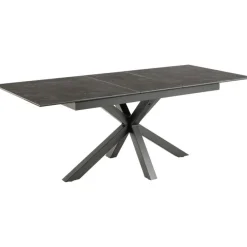 Verdun Matbord 90x168-210 cm Svart Fairbanks