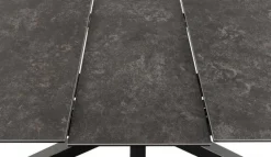 Verdun Matbord 90x160-210 cm Svart Keramik