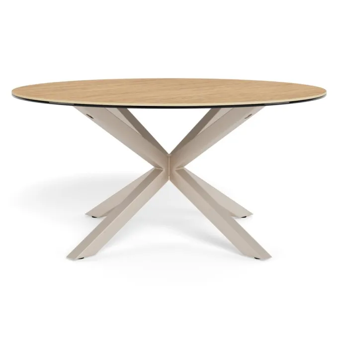 Verdun Soffbord Rund 82 cm Grå/Vildek