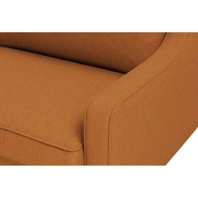 Vernier 3-sits soffa Karamell valnöt