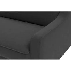 Vernier 3-sits soffa Nattgrå valnöt