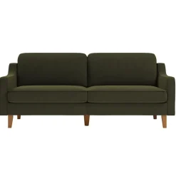 Vernier 3-sits soffa Olivgrön valnöt