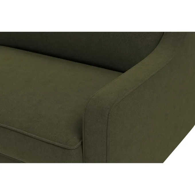 Vernier 3-sits soffa Olivgrön valnöt