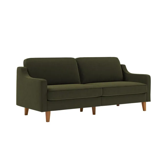 Vernier 3-sits soffa Olivgrön valnöt