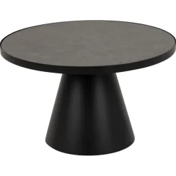 Vernon Soffbord Rund 66 cm Svart