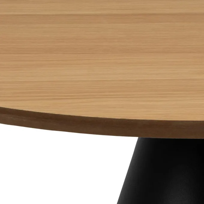 Vernon Soffbord Rund 65 cm Svart