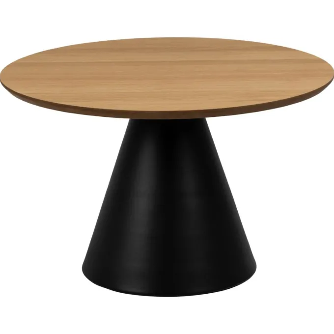 Vernon Soffbord Rund 65 cm Svart